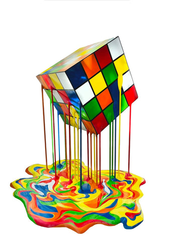 Melted Rubik's Cube