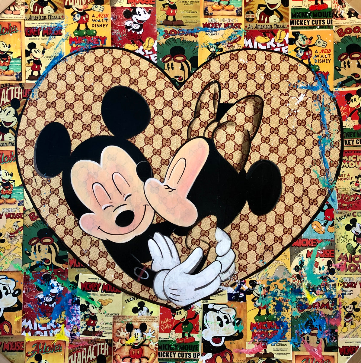 Mickey with Louis Vuitton – Elena Bulatova Fine Art