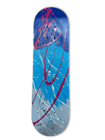 Abstract Skateboard I (Colorful)