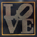 Gold Sign "Love"