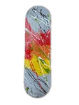 "Abstract Skateboard IV (Red Orange Yellow)"