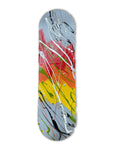 "Abstract Skateboard V (Red Orange Yellow)"