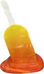 Large Yellow/Orange Popsicle