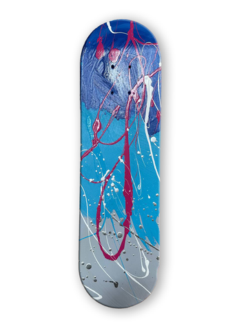 Abstract Skateboard III (Colorful)