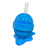 Sky Blue Flat Medium "Sweet Life" Lollipop