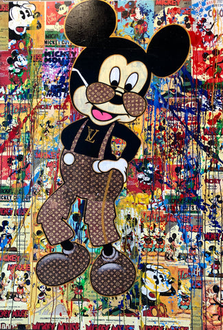 "Mickey with Louis Vuitton"