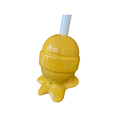 Honey Yellow Small "Sweet Life" Lollipop