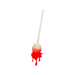 White/ Orange Medium "Sweet Life" Lollipop