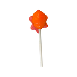 Orange Horizontal Small "Sweet Life" Lollipop