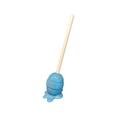 Blue Sparkling Small "Sweet Life" Lollipop