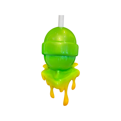 Green/Yellow Medium "Sweet Life" Lollipop