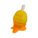 Ombre Yellow/Orange Small "Sweet Life" Lollipop