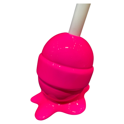 Hot Pink Small "Sweet Life" Lollipop
